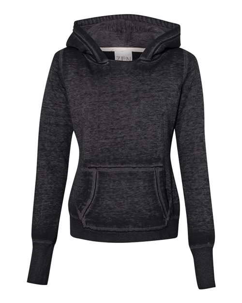 J. America 8912 Women's Zen Fleece Hooded Sweatshirt