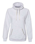 J. America 8653 Women’s Relay Cowl Neck Sweatshirt