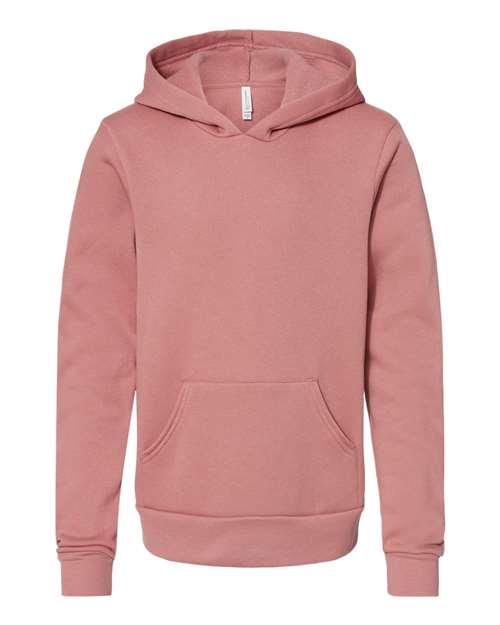 BELLA + CANVAS 3719Y Youth Sponge Fleece Hoodie Sweatshirt