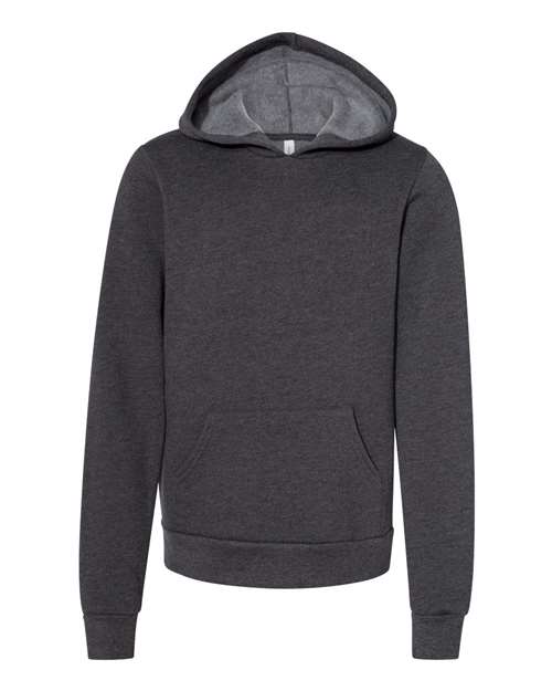 BELLA + CANVAS 3719Y Youth Sponge Fleece Hoodie Sweatshirt