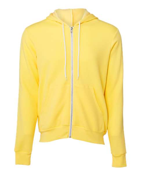 BELLA + CANVAS 3739 Unisex Sponge Fleece Full-Zip Hoodie Sweatshirt