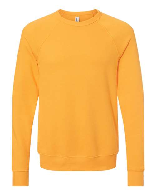 BELLA + CANVAS 3901 Unisex Sponge Fleece Raglan Crewneck Sweatshirt