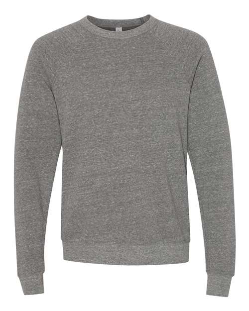 BELLA + CANVAS 3901 Unisex Sponge Fleece Raglan Crewneck Sweatshirt