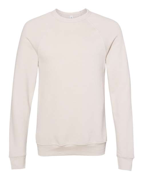 BELLA + CANVAS 3901 Unisex Sponge Fleece Raglan Crewneck Sweatshirt
