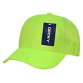 Decky 761 6 Panel Low Profile Structured Neon Cap