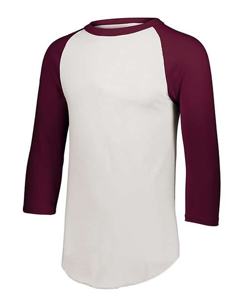 Augusta Sportswear 4420 Unisex Three-Quarter Raglan Sleeve Baseball Jersey T-Shirt