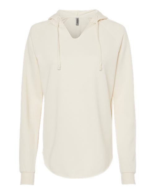 Independent Trading Co. PRM2500 Women’s Lightweight California Wave Wash Hooded Sweatshirt