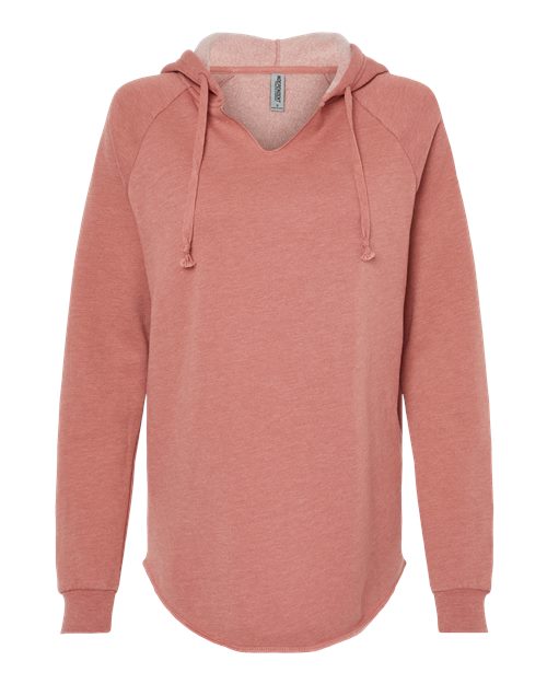 Independent Trading Co. PRM2500 Women’s Lightweight California Wave Wash Hooded Sweatshirt