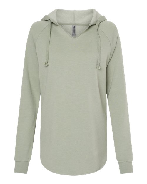 Independent Trading Co. PRM2500 Women’s Lightweight California Wave Wash Hooded Sweatshirt