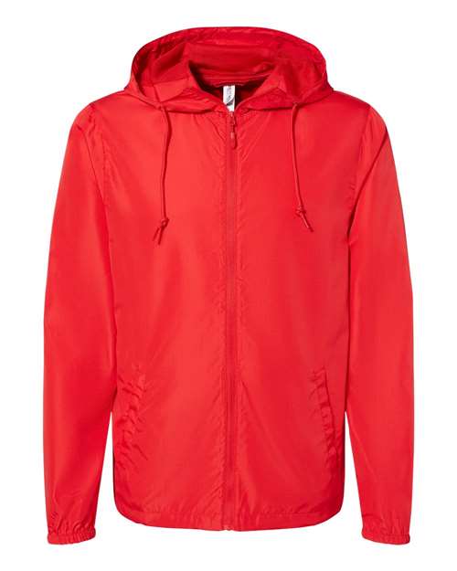 Independent Trading Co. EXP54LWZ Men's Lightweight Windbreaker Full-Zip Jacket