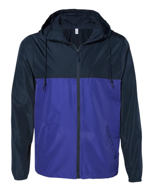 Independent Trading Co. EXP54LWZ Men's Lightweight Windbreaker Full-Zip Jacket