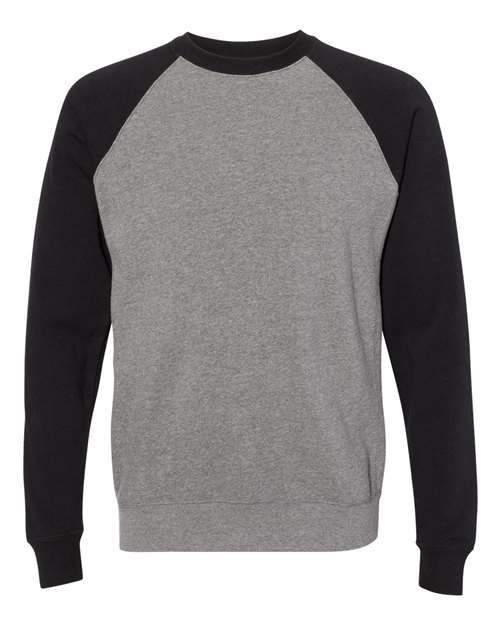 Independent Trading Co. PRM30SBC Unisex Special Blend Raglan Crewneck Sweatshirt