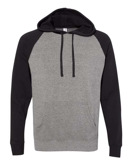 Independent Trading Co. PRM33SBP Unisex Special Blend Raglan Hooded Sweatshirt
