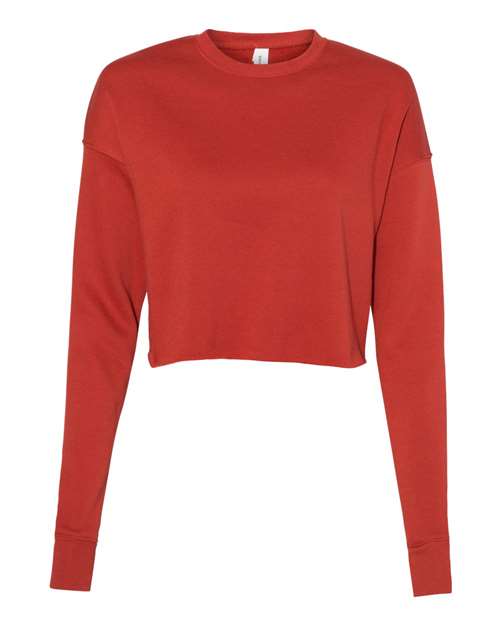BELLA + CANVAS 7503 Women's Crop Crewneck Sweatshirt