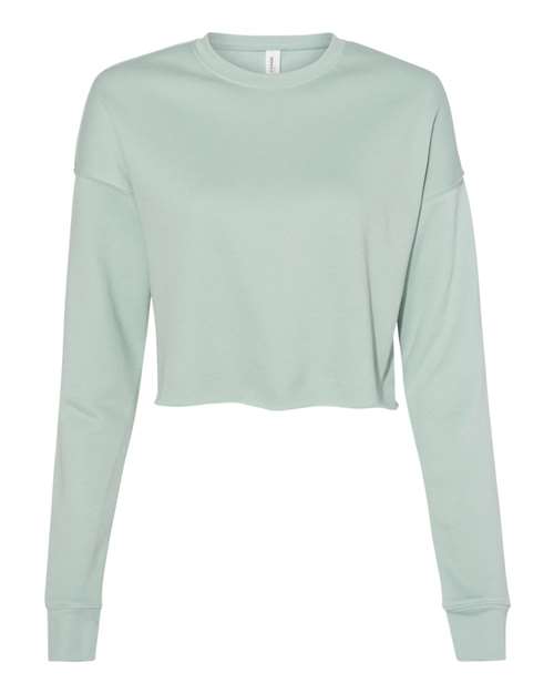 BELLA + CANVAS 7503 Women's Crop Crewneck Sweatshirt