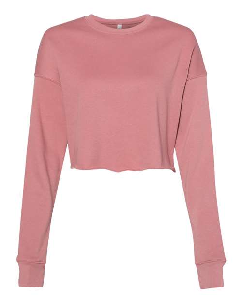 BELLA + CANVAS 7503 Women's Crop Crewneck Sweatshirt
