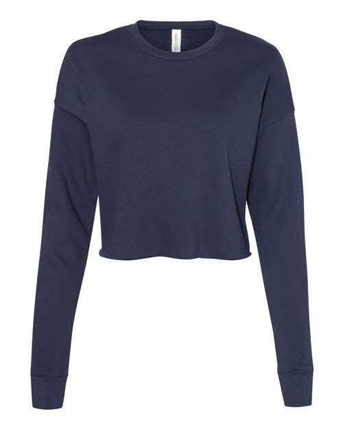 BELLA + CANVAS 7503 Women's Crop Crewneck Sweatshirt