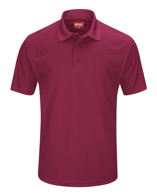 Red Kap SK96 Men's Short Sleeve Performance Knit Pocketless Core Polo