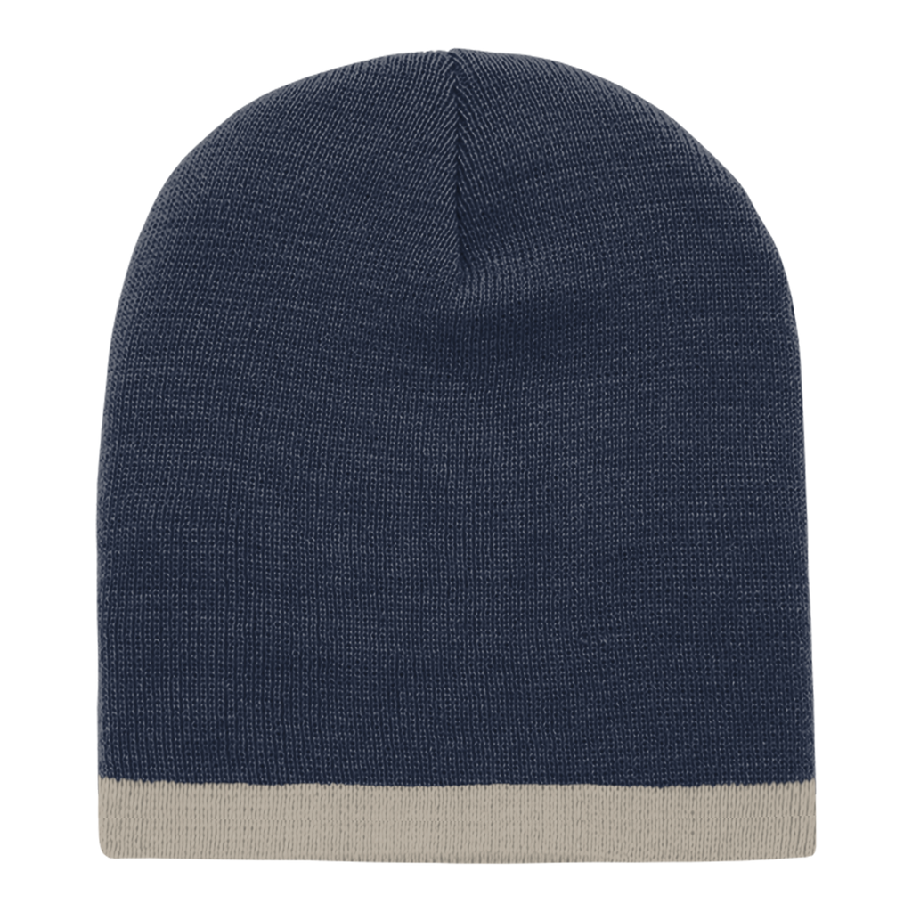Decky 8007 Acrylic/Polyester Striped Short Beanie