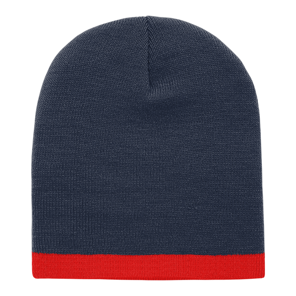 Decky 8007 Acrylic/Polyester Striped Short Beanie