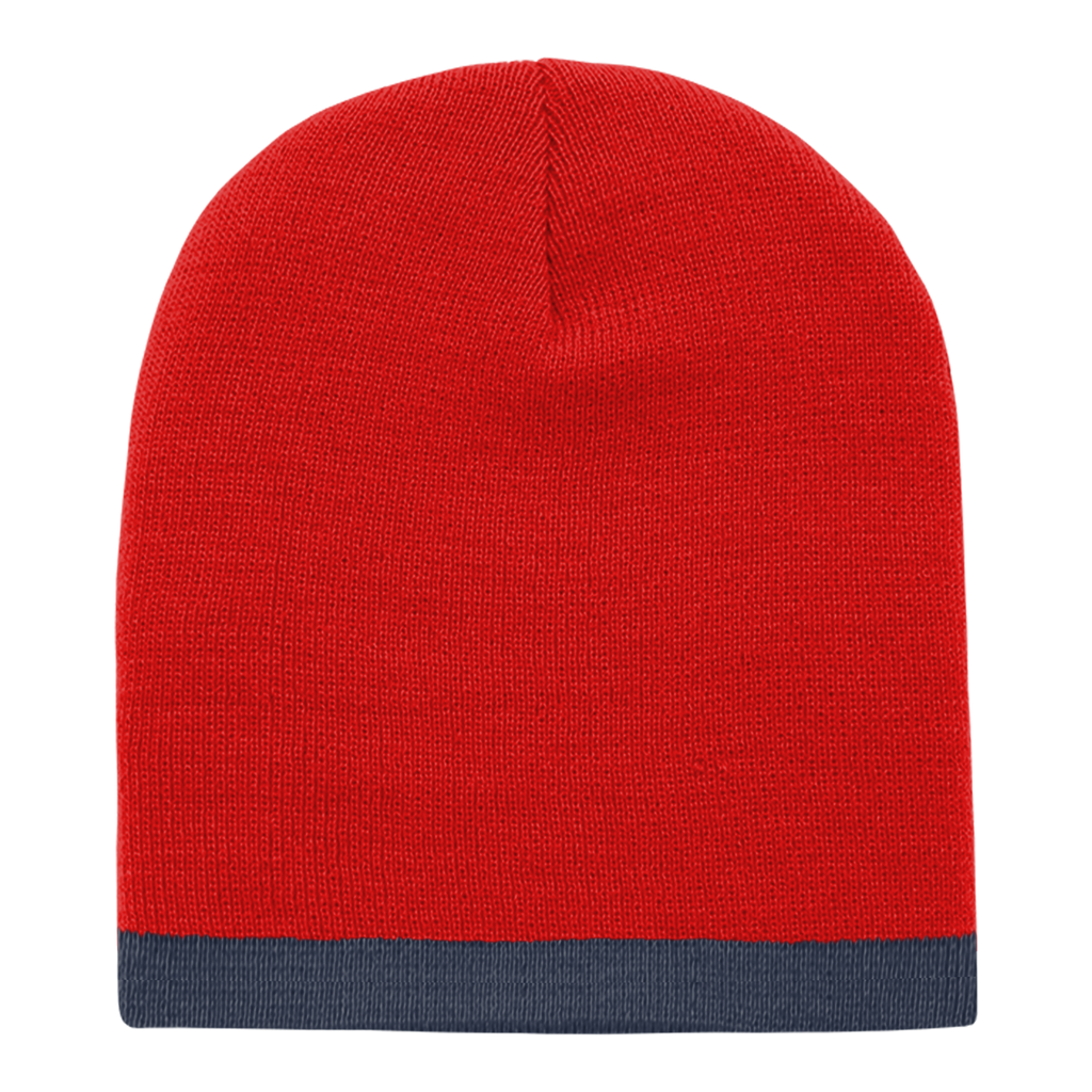 Decky 8007 Acrylic/Polyester Striped Short Beanie