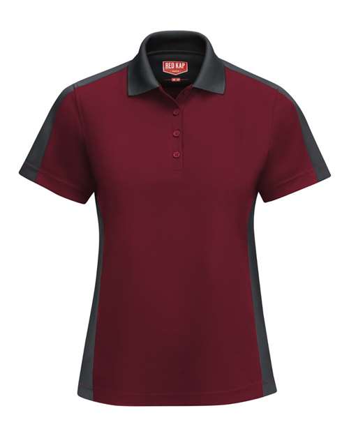 Red Kap SK53 Women's Performance Knit Two-Tone Polo