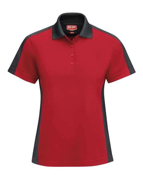 Red Kap SK53 Women's Performance Knit Two-Tone Polo