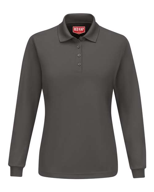Red Kap SK7L Women's Long Sleeve Performance Knit Polo