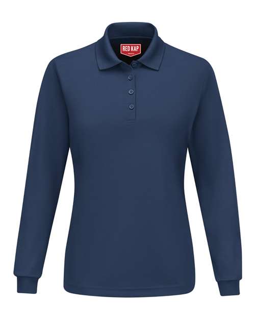 Red Kap SK7L Women's Long Sleeve Performance Knit Polo