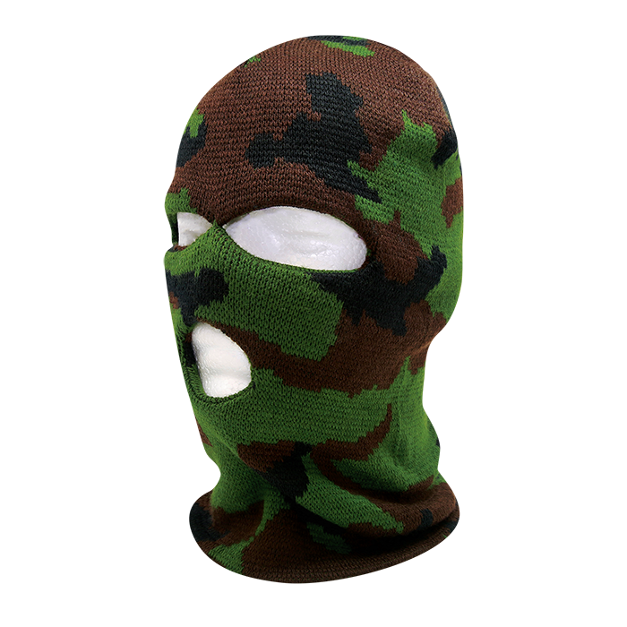 Decky 8032 Camo 3 Holes Mask