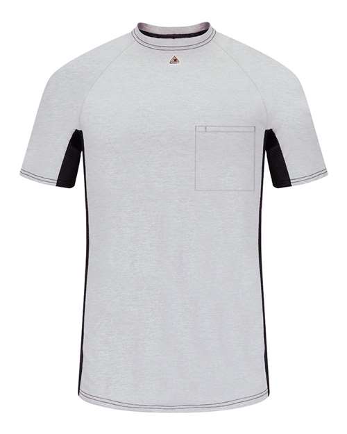 Bulwark MPS4 Men's FR Two-Tone Base Layer with Concealed Chest Pocket- EXCEL FR
