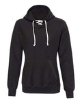 J. America 8694 Women’s French Terry Sport Lace Scuba Hooded Sweatshirt