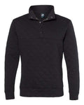 J. America 8890 Men's Quilted Half-Snap Pullover