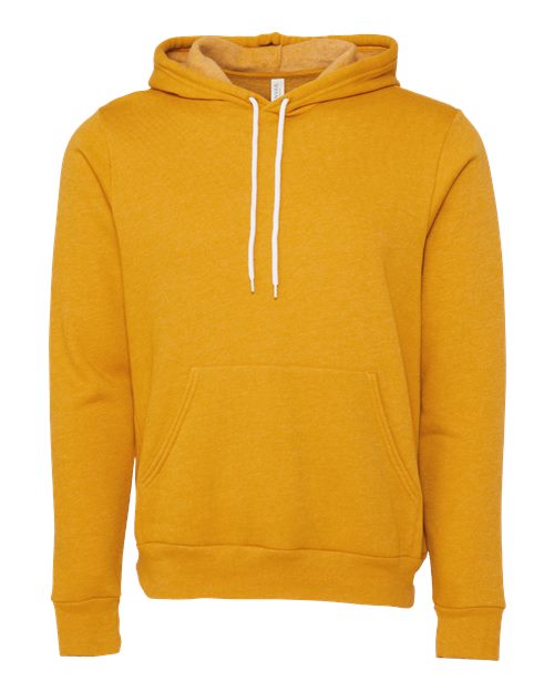 BELLA + CANVAS 3719 Unisex Sponge Fleece Hoodie Sweatshirt