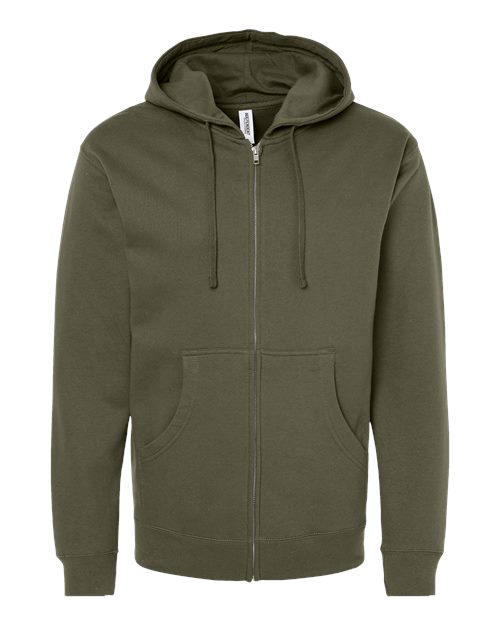 Independent Trading Co. SS4500Z Unisex Midweight Full-Zip Hooded Sweatshirt