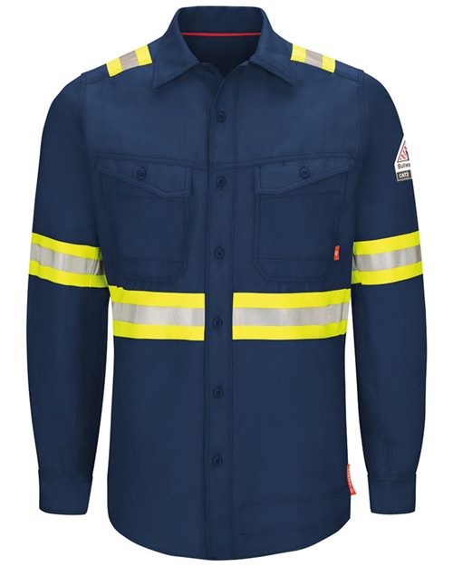 Bulwark QS40E Men's iQ Series® Endurance Enhanced-Vis Work Shirt