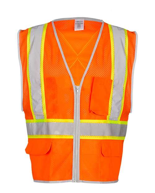Kishigo 1576-1577 Unisex Premium Brilliant Series® X Back Dual Compliant Vest