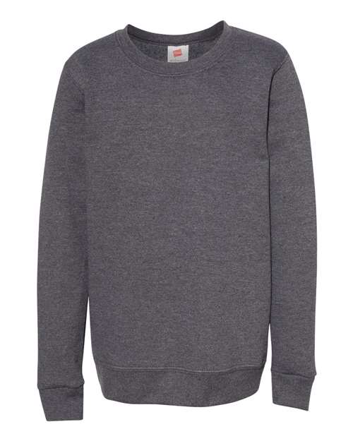 Hanes P360 Youth EcoSmart® Crewneck Sweatshirt