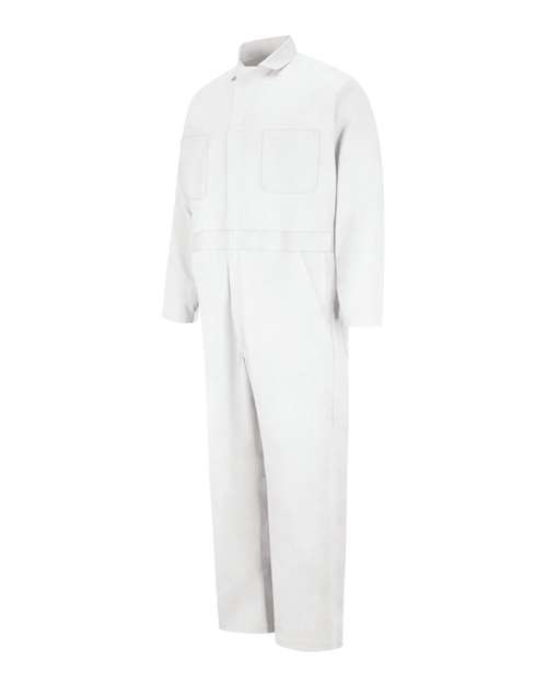 Red Kap CC16EXT Men's Extended Sizes Button-Front Cotton Coveral