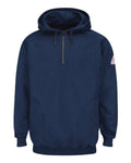 Bulwark SEH8T Men's Tall Flame Resistant Quarter-Zip Hooded Sweatshirt