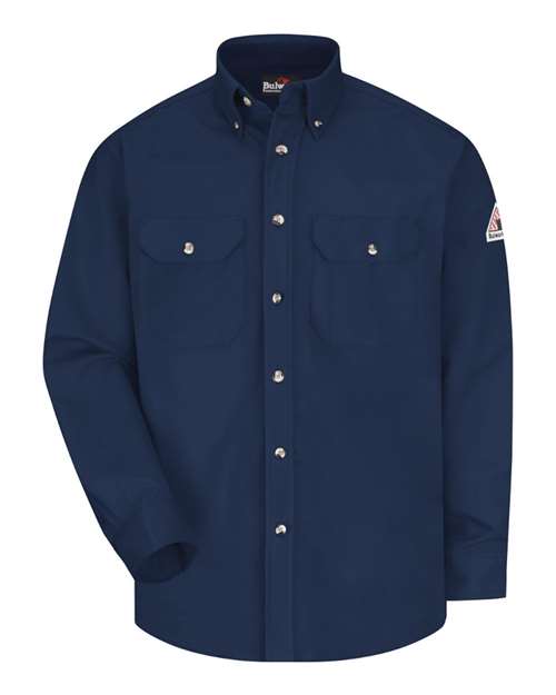 Bulwark SLU2T Men's Tall Dress Uniform Shirt - Excel FR ComforTouch - 7 oz.
