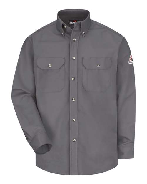 Bulwark SLU2T Men's Tall Dress Uniform Shirt - Excel FR ComforTouch - 7 oz.