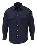 Bulwark SNS2T Men's Tall Snap-Front Uniform Shirt - Nomex® IIIA 4.5 oz.