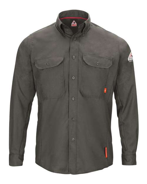 Bulwark QS50 Men's iQ Series® Long Sleeve Comfort Woven Lightweight Shirt