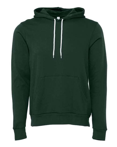 BELLA + CANVAS 3719 Unisex Sponge Fleece Hoodie Sweatshirt