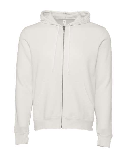 BELLA + CANVAS 3739 Unisex Sponge Fleece Full-Zip Hoodie Sweatshirt