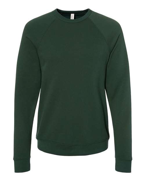 BELLA + CANVAS 3901 Unisex Sponge Fleece Raglan Crewneck Sweatshirt