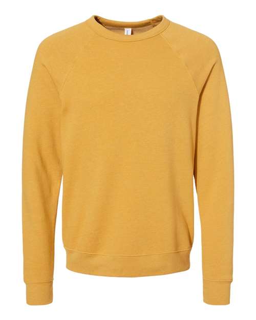 BELLA + CANVAS 3901 Unisex Sponge Fleece Raglan Crewneck Sweatshirt