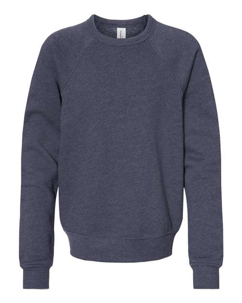 BELLA + CANVAS 3901Y Youth Sponge Fleece Crewneck Sweatshirt