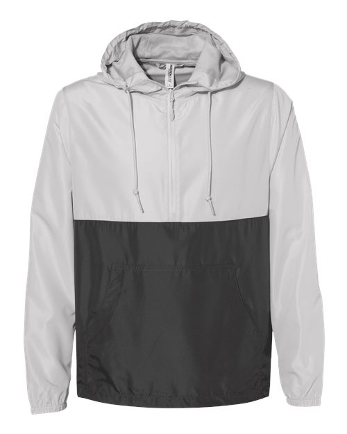 Independent Trading Co. EXP54LWP Unisex Lightweight Quarter-Zip Windbreaker Pullover Jacket